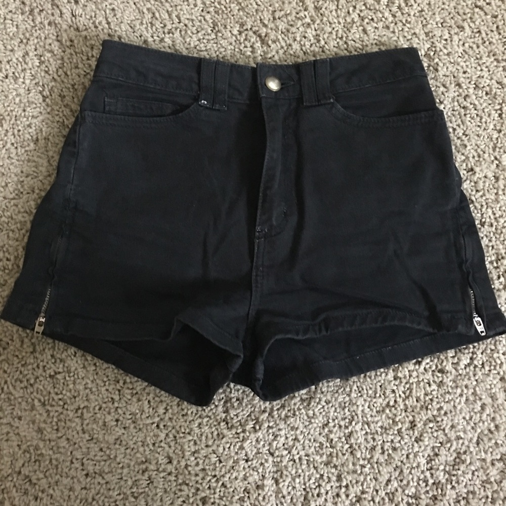 American apparel high waisted shorts